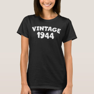 Camiseta vintage 1944, 79 anos homens mulheres 79 anos