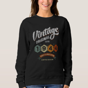 Camiseta Vintage 1944 Bday Aged To Perfection 77th Birthday