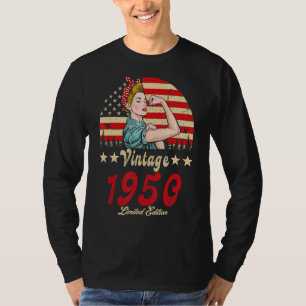 Camiseta Vintage 1950 1950 72º dia B 72 anos