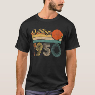 Camiseta Vintage 1950 72º Aniversário Para Homens Mulheres