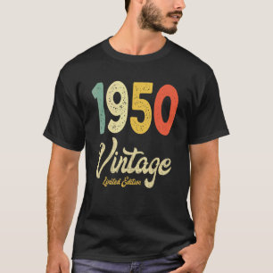 Camiseta Vintage 1950 72nd Birthday Gift Retro 72 Anos