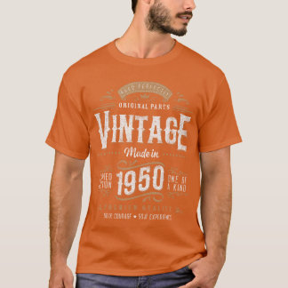 Camiseta Vintage 1950 75th Birthday Gifts Women Men 75 Year