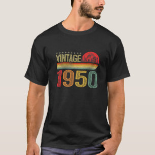 Camiseta Vintage 1950 Bday 72 Anos Funny 72 Nd Aniversário
