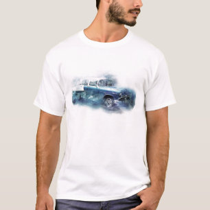 Camiseta Vintage 1950 Chevy Car Digital Art