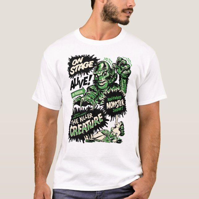 Camiseta Vintage 1950s Live Monster Show (Frente)