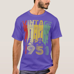 Camiseta Vintage 1951 69th Birthday Gifts Guitarra