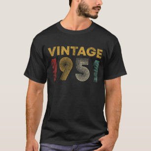 Camiseta Vintage 1951 71rua Aniversário Presente 71 Anos