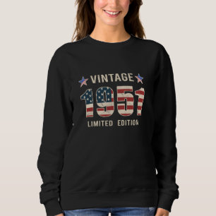 Camiseta Vintage 1951 Limited Edition 74 Anos