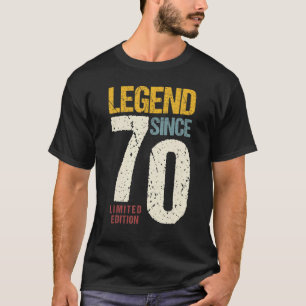 Camiseta Vintage 1952 70 Aniversário de 70 anos