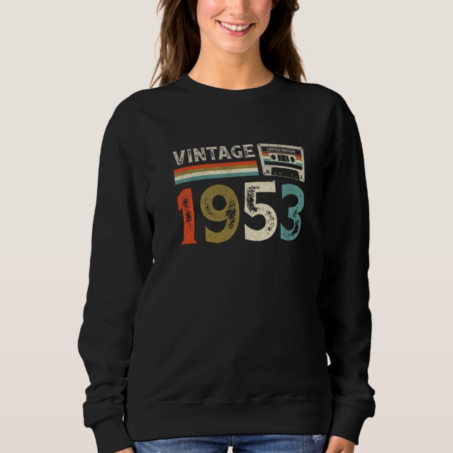 Camiseta Vintage 1953, 70, Aniversário (Frente)