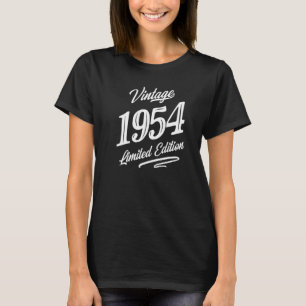 Camiseta Vintage 1954, 68 anos, Retro 68º aniversário
