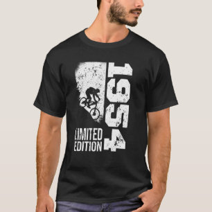 Camiseta Vintage 1954 Birthday cicing MTB-Bicicletas Mounta
