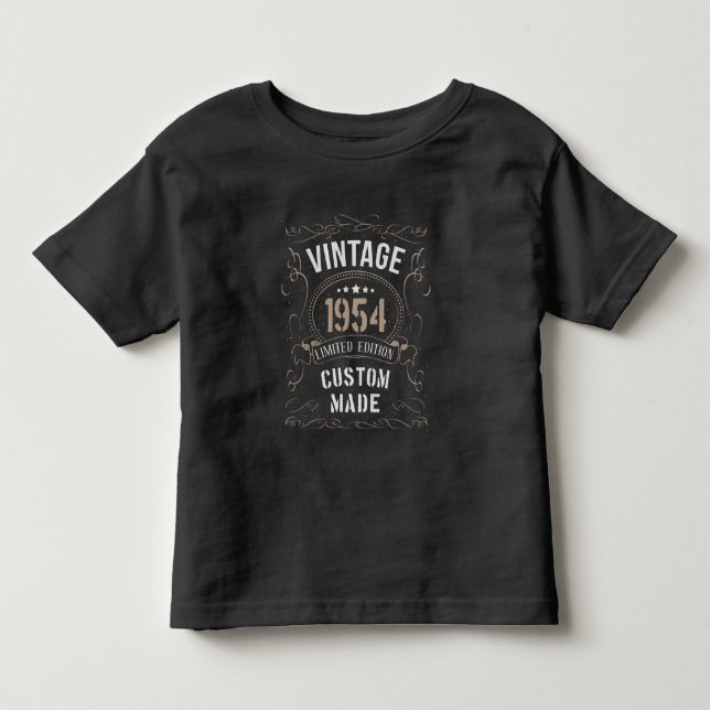 Camiseta Vintage 1954 Limited Edition Personalizada (Frente)