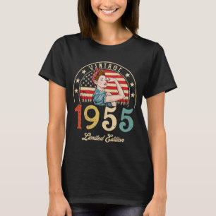 Camiseta Vintage 1955 1955 67th Birthday 67 Year Old
