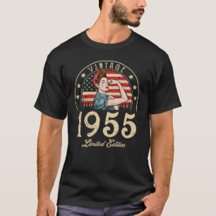 Camiseta Vintage 1955 1955 67th Birthday 67 Year Old