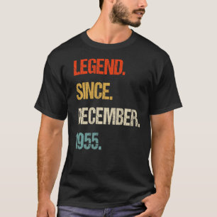 Camiseta vintage 1955 68º aniversário retrô 68 anos