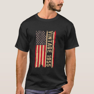 Camiseta Vintage 1955 70 Birthday dá 70 anos de idade