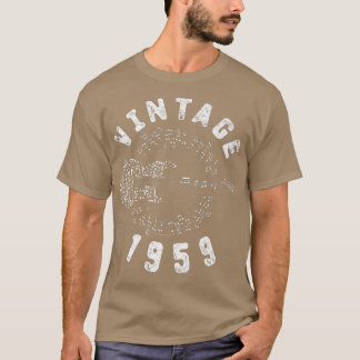 Camiseta Vintage 1959 Birthday Limited Edition Música de Vi