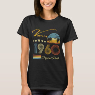Camiseta Vintage 1960 60º Aniversário 60 Anos