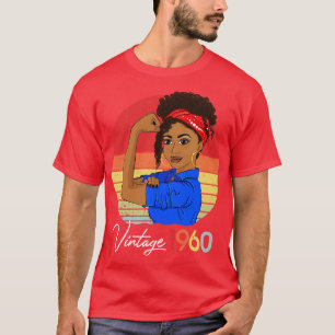 Camiseta Vintage 1960 61ruas Aniversário, 61 Anos Nascer I