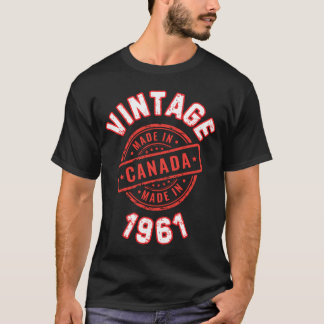 Camiseta Vintage 1961 Canadá