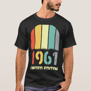 Camiseta Vintage 1961 Men BDay 1961 Aniversário