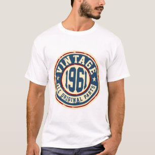 Camiseta Vintage 1961 todas as peças do original