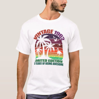 Camiseta Vintage 1962, 60º Aniversário, Para Homens