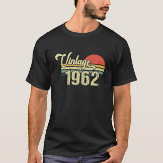 Camiseta Vintage 1962 60Th Birthday 60 Years Old Legend Gif