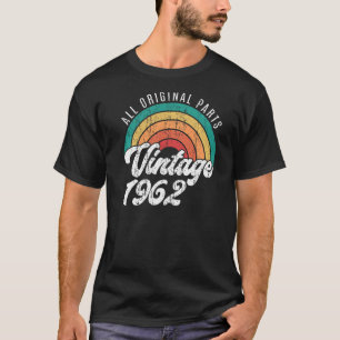 Camiseta Vintage 1962 60th Birthday Classic Retro 60 Anos
