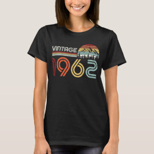 Camiseta Vintage 1962 61ruas Aniversário Aos 61 Anos Bd