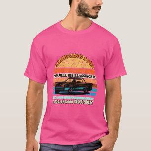 Camiseta Vintage 1962 Classic Car Retro Sunset 60th Age Me