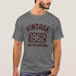 Camiseta Vintage 1962 Limited Edition 60 Anos - 60º B