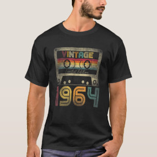 Camiseta Vintage 1964 58º Aniversário Ideias Homens o Mulhe