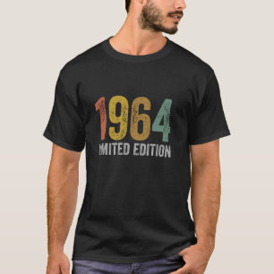 Camiseta Vintage 1964 Aniversário