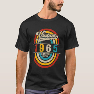 Camiseta Vintage 1965 58th Birthday Gift 58 Anos
