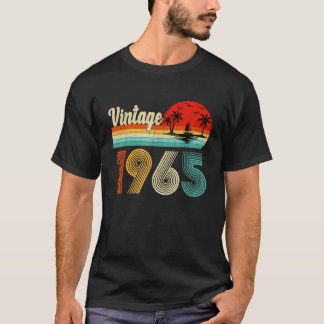 Camiseta Vintage 1965 Engraçado 60º aniversário dá 60 anos
