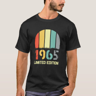 Camiseta Vintage 1965 Mulheres BDay 1965 Aniversário