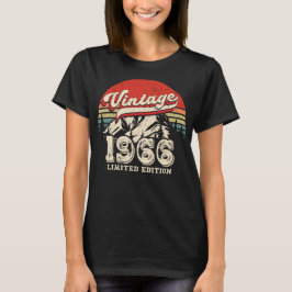 Camiseta Vintage 1966 Birthday Retro Outdoorsy 60th Bday