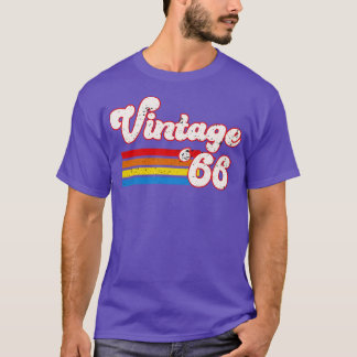 Camiseta Vintage 1966 Birthday Shirt Retro 66 Birthday Shir