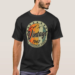 Camiseta Vintage 1967 All Original Parts Nascer in 1967 Bir