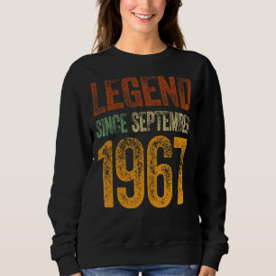 Camiseta Vintage 1967 Aniversário da Legenda do Nascer desd
