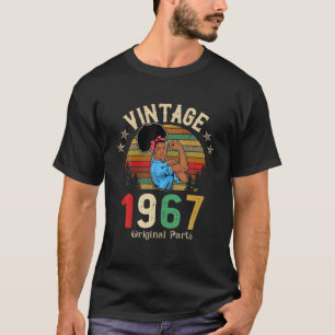 Camiseta Vintage 1967 Feita Em 1967 55º Aniversário 55 Anos