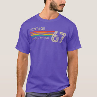 Camiseta Vintage 1967 Limited Edition Birthday 1967 Men Wom