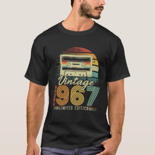 Camiseta Vintage 1967 Retro Cassete 1967 59º Aniversário 59
