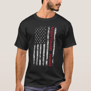 Camiseta Vintage 1968 55th Birthday 55 Year Old US Flag