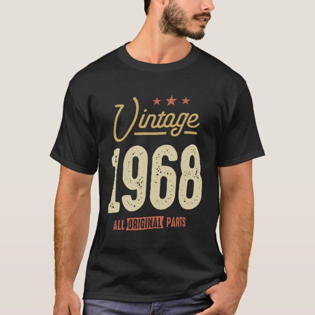 Camiseta Vintage 1968 - Celebrando 55 Anos! (Frente)