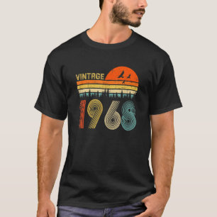 Camiseta Vintage 1968 Feita Em 1968 55º Aniversário 55 Anos