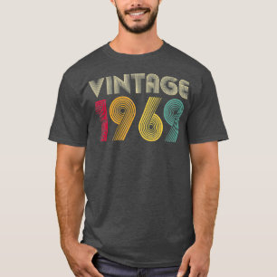 Camiseta Vintage 1969 52nd Birthday Gift Classic Men 52