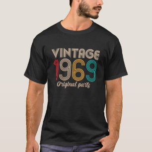Camiseta Vintage 1969 53rd Birthday Gifts Retro Vintage 53